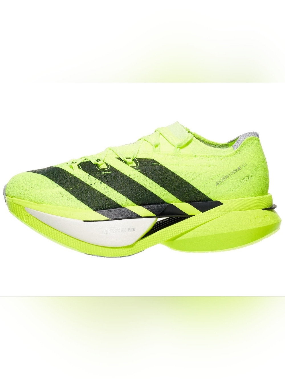 Men's Adidas Adizero Prime X3 Strung Volt Solar Yellow Sneakers JI2981